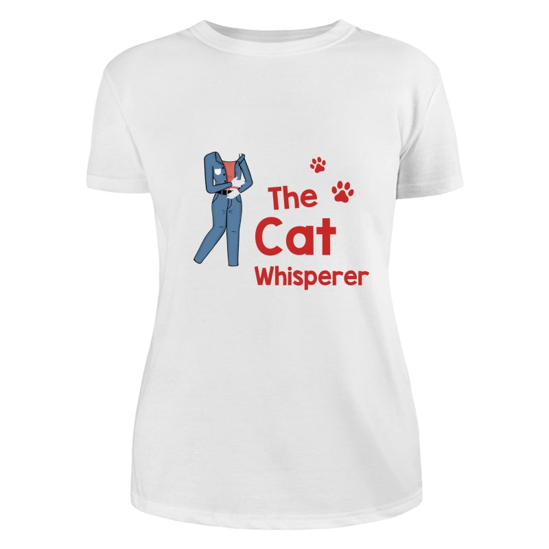 The Cat Whisperer Woman and Funny Cat Personalized Shirt