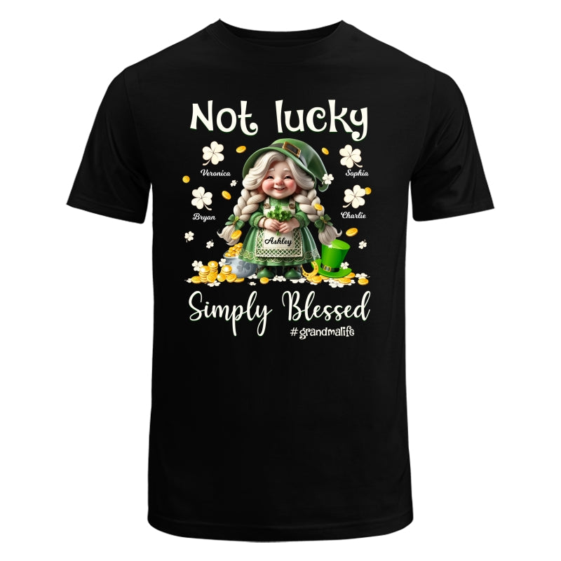 St. Patrick's Day Not Lucky Simply Bless Gnome Grandma Personalized Shirt_Onboarding