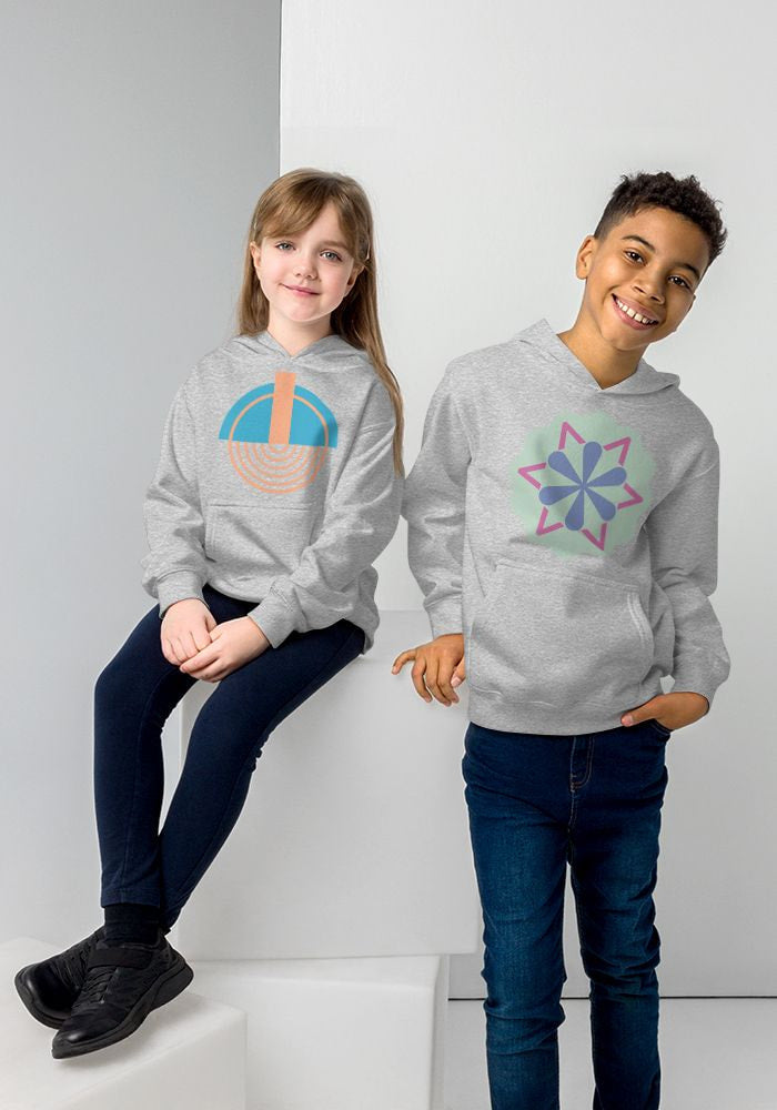 New_P_Kids Fleece Hoodie | Cotton Heritage Y2550 | DTG printing