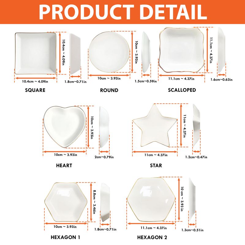 Ceramic Jewelry Tray real