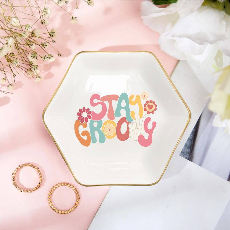 Ceramic Jewelry Tray real