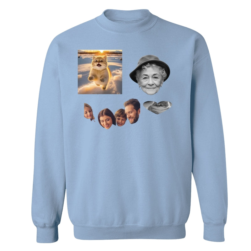 Sweatshirt (White, Ash, Light Pink, Light Blue, Gold)