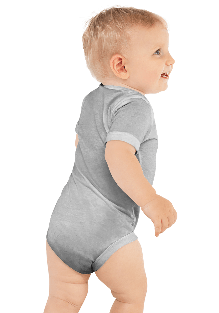 New_P_Baby Short Sleeve One Piece | Bella + Canvas 100B | DTG printing