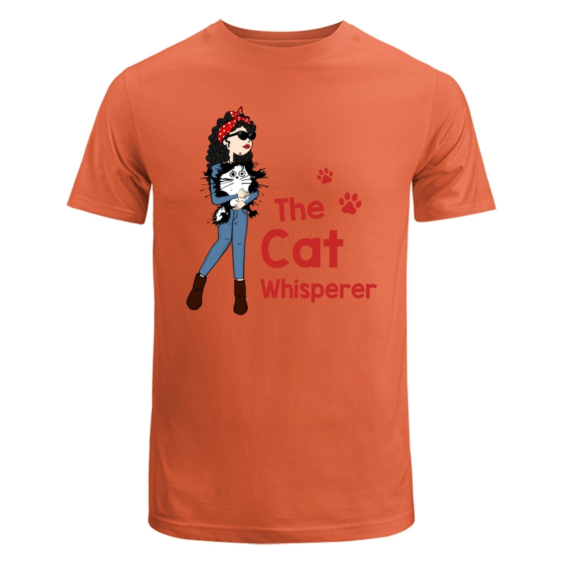 The Cat Whisperer Woman and Funny Cat Personalized Shirt