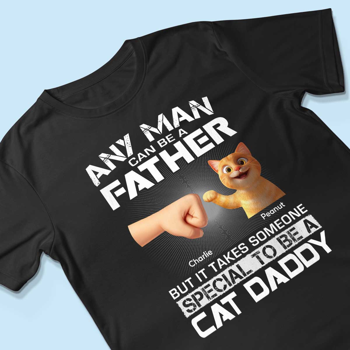 It Takes Someone Special to be a Cat Daddy Personalized Shirt, Gift for Cat Dads