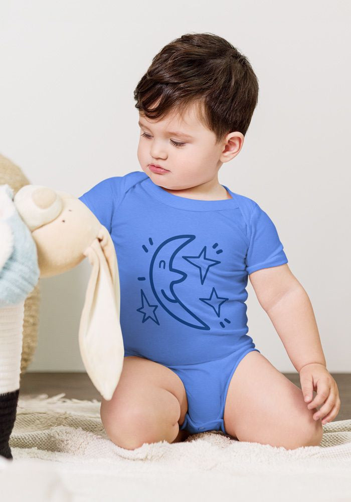 New_P_Baby Short Sleeve One Piece | Bella + Canvas 100B | DTG printing