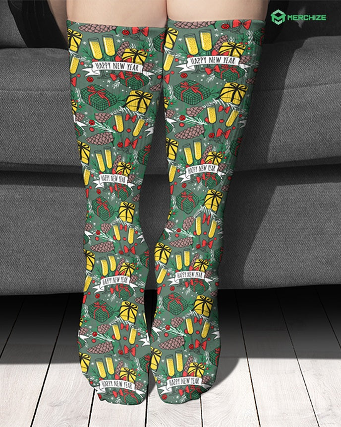 2 All-over Print Socks_Serena