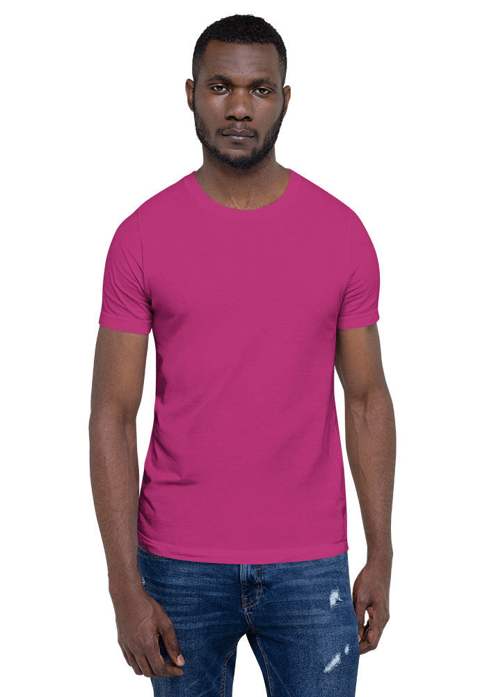 No back in_Unisex Staple T-Shirt | Bella + Canvas 3001 | DTG printing