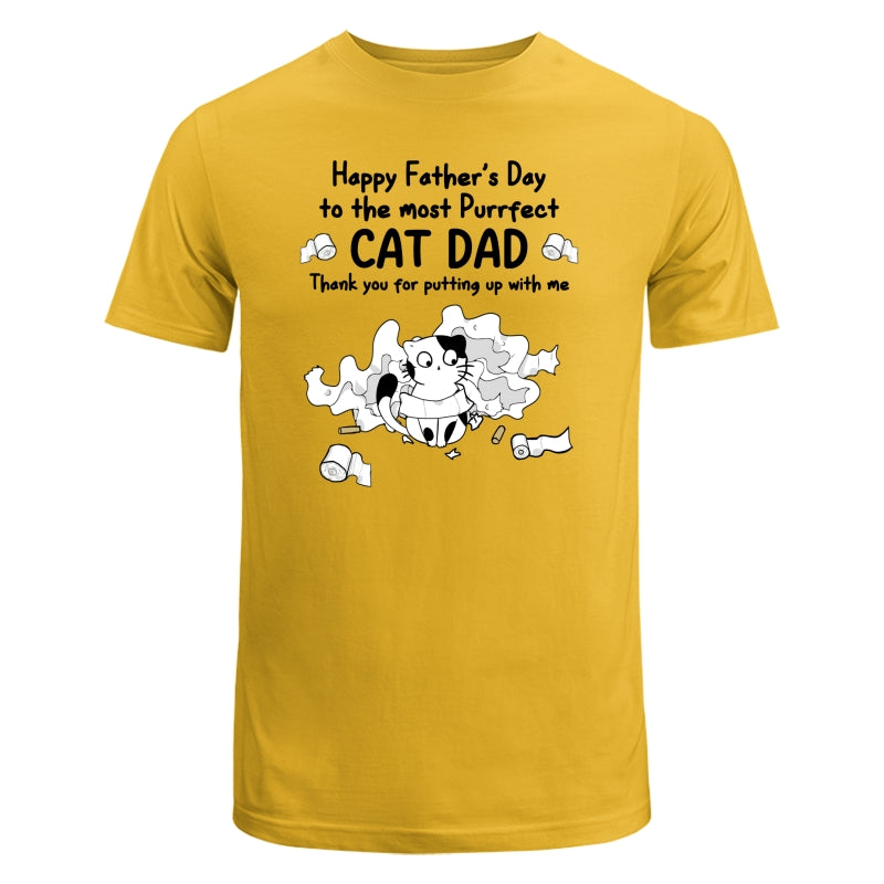 Happy Father‘s Day Toilet Paper Cats Personalized Shirt
