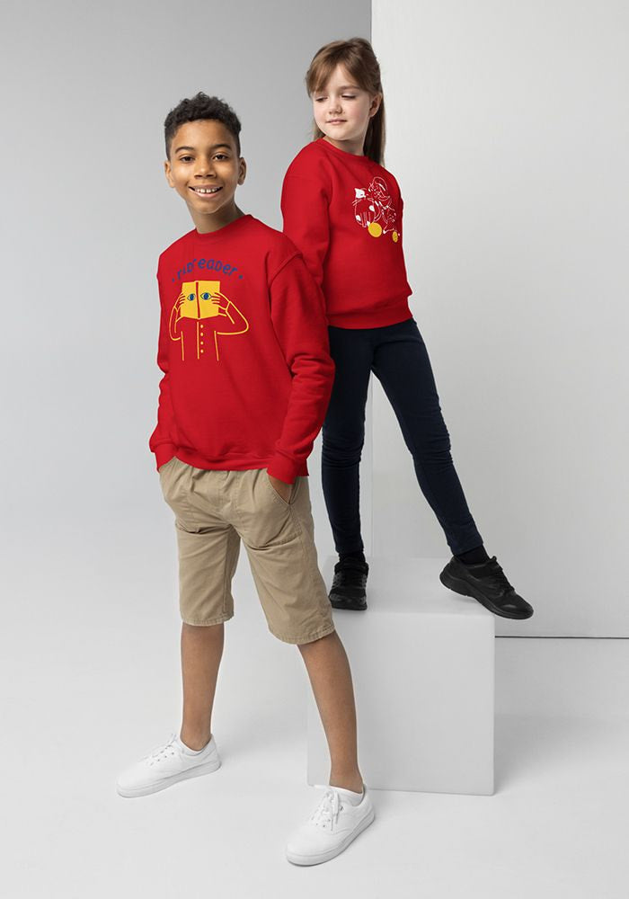 Youth Crew Neck Sweatshirt | Gildan 18000B Printful
