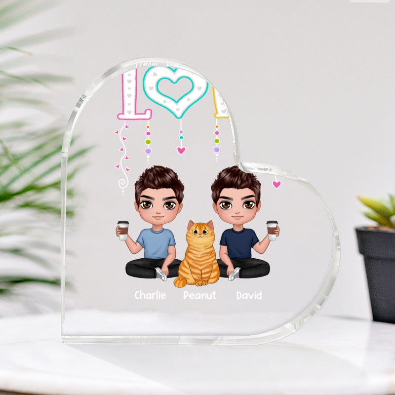 Acrylic Heart Plaque