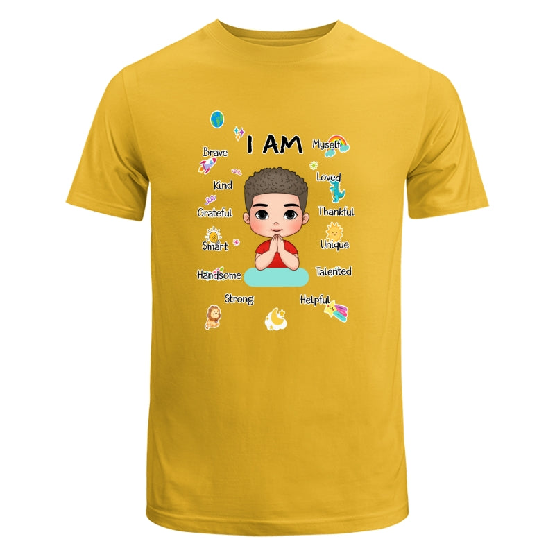 Personalized Affirmation Gift I Am Kind I Am Smart Kid T Shirt 27429