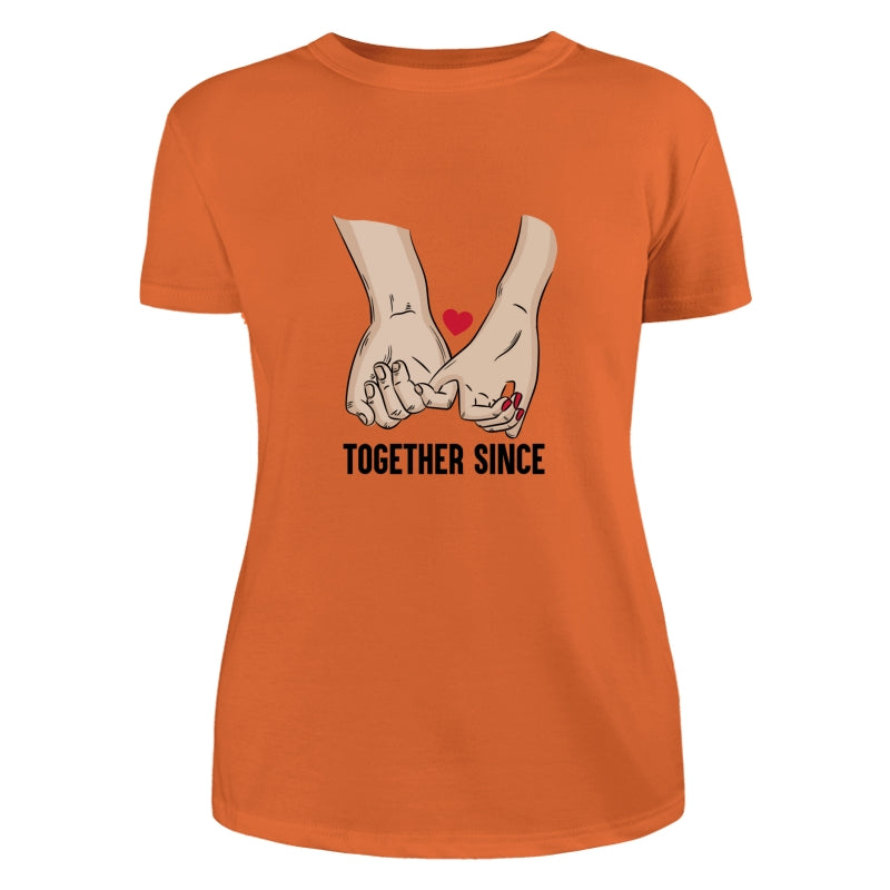 Couple Together Since Anniversary Gift For Her Gift For Him Couple Personalized Shirt