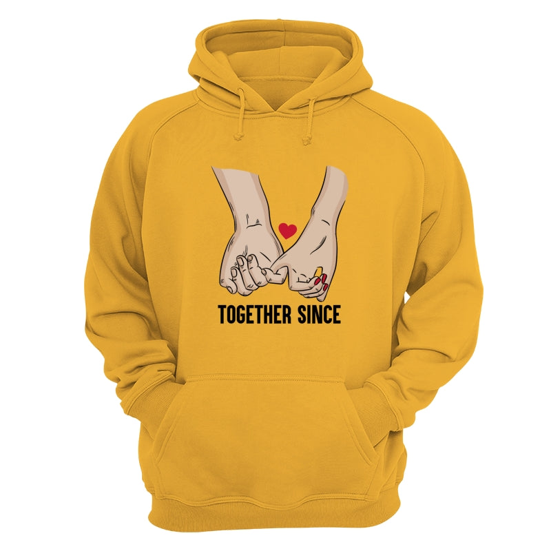 Couple Together Since Anniversary Gift For Her Gift For Him Couple Personalized Shirt