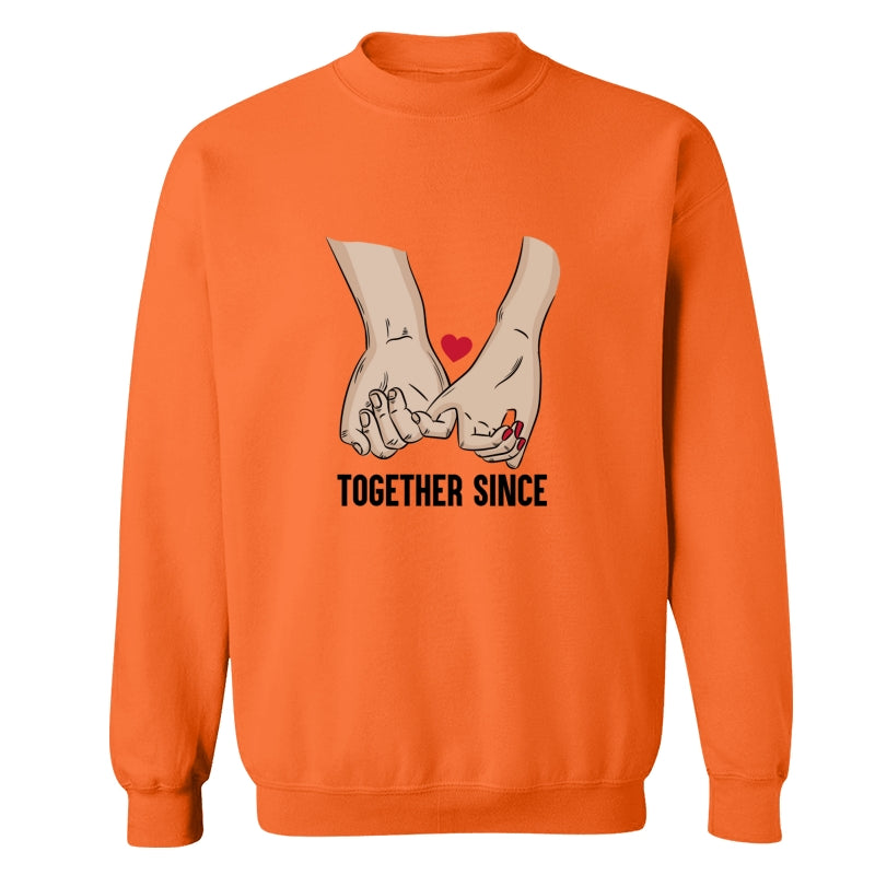 Couple Together Since Anniversary Gift For Her Gift For Him Couple Personalized Shirt