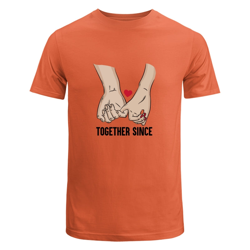 Couple Together Since Anniversary Gift For Her Gift For Him Couple Personalized Shirt