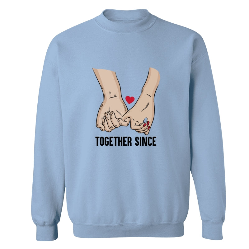 Couple Together Since Anniversary Gift For Her Gift For Him Couple Personalized Shirt
