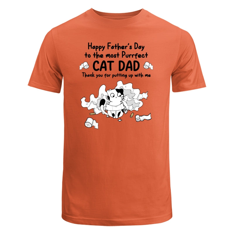Happy Father‘s Day Toilet Paper Cats Personalized Shirt