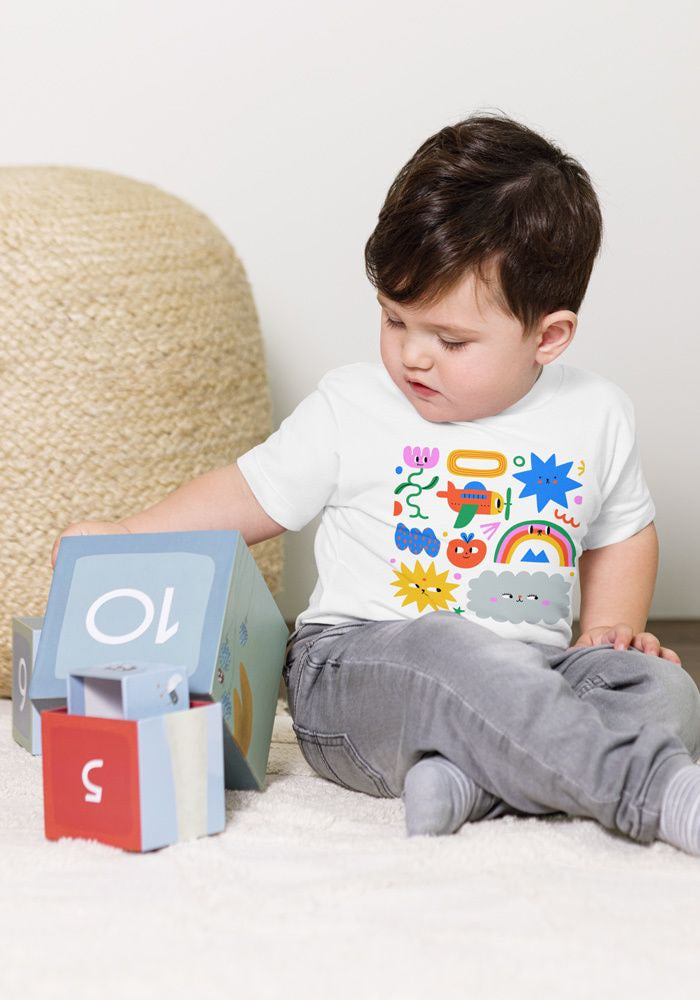 New_P_Baby Staple Tee | Bella + Canvas 3001B | DTG printing