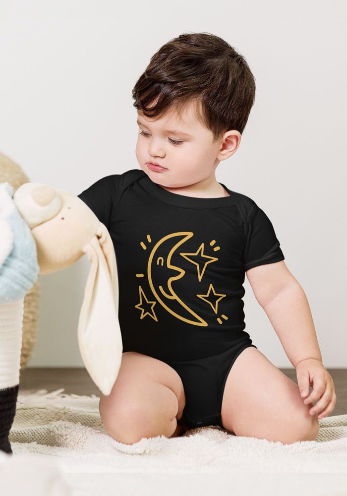 New_P_Baby Short Sleeve One Piece | Bella + Canvas 100B | DTG printing
