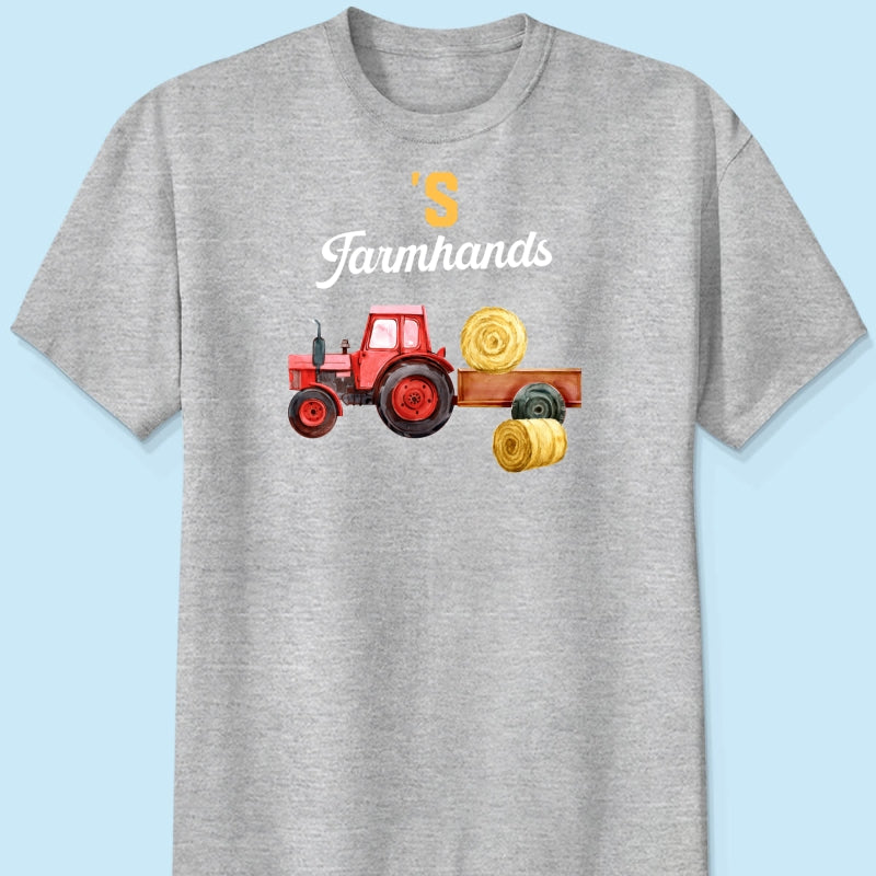 Gift For Grandpa Grandpa's Farmhands Shirt - Hoodie - Sweatshirt 32608
