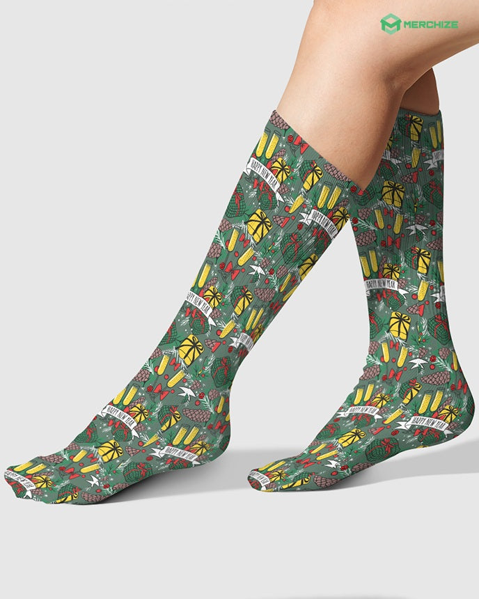 All-over Print Socks_Serena