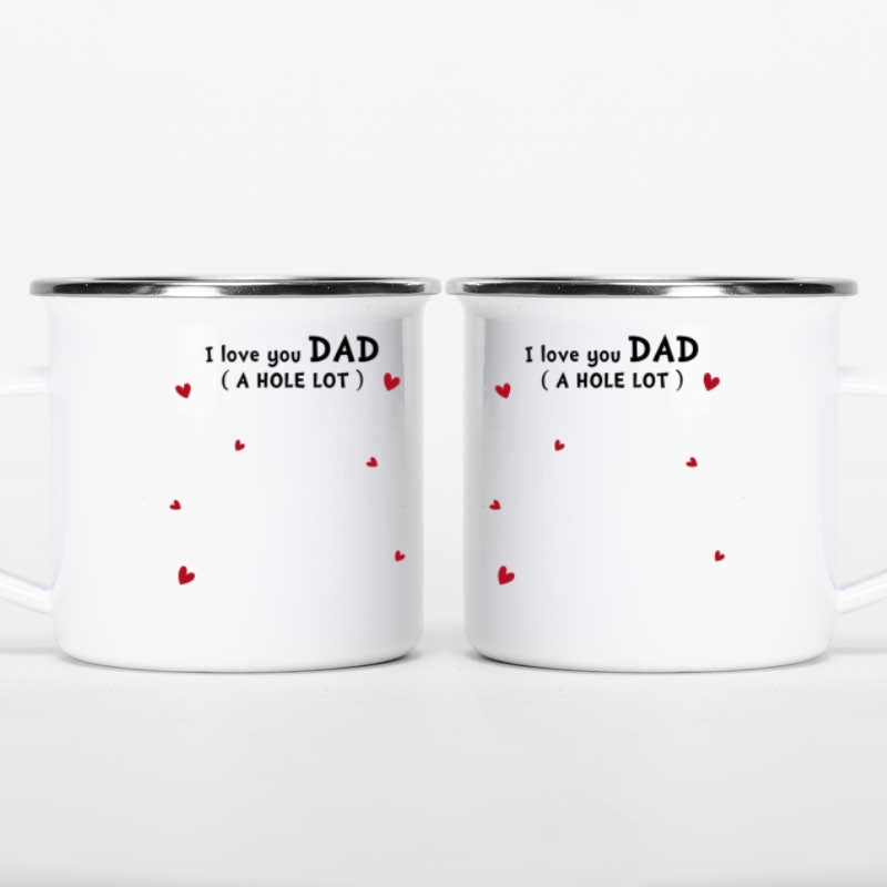 Dachshunds Dad Mom Love You A W-hole Lot Personalized Mug