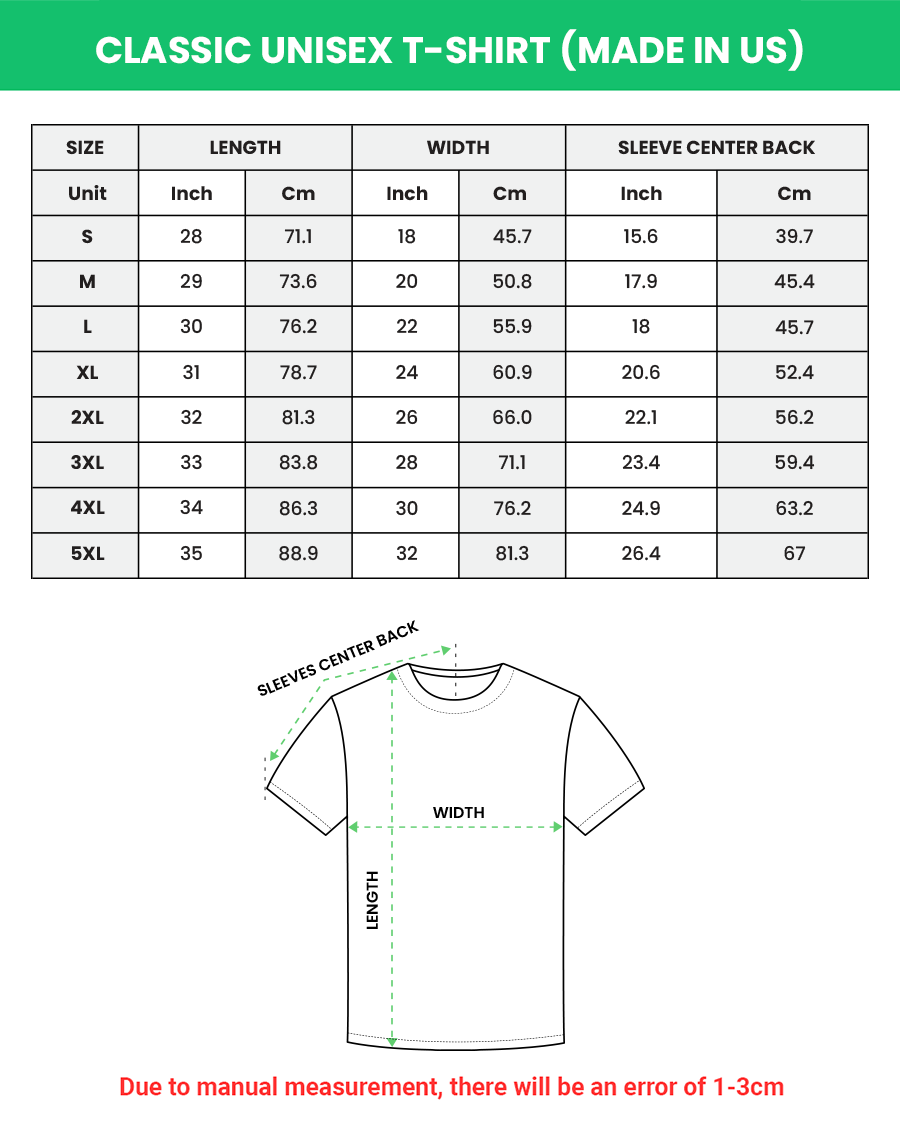 Classic Unisex T-Shirt Gildan 5000 (Made In US)_Serena