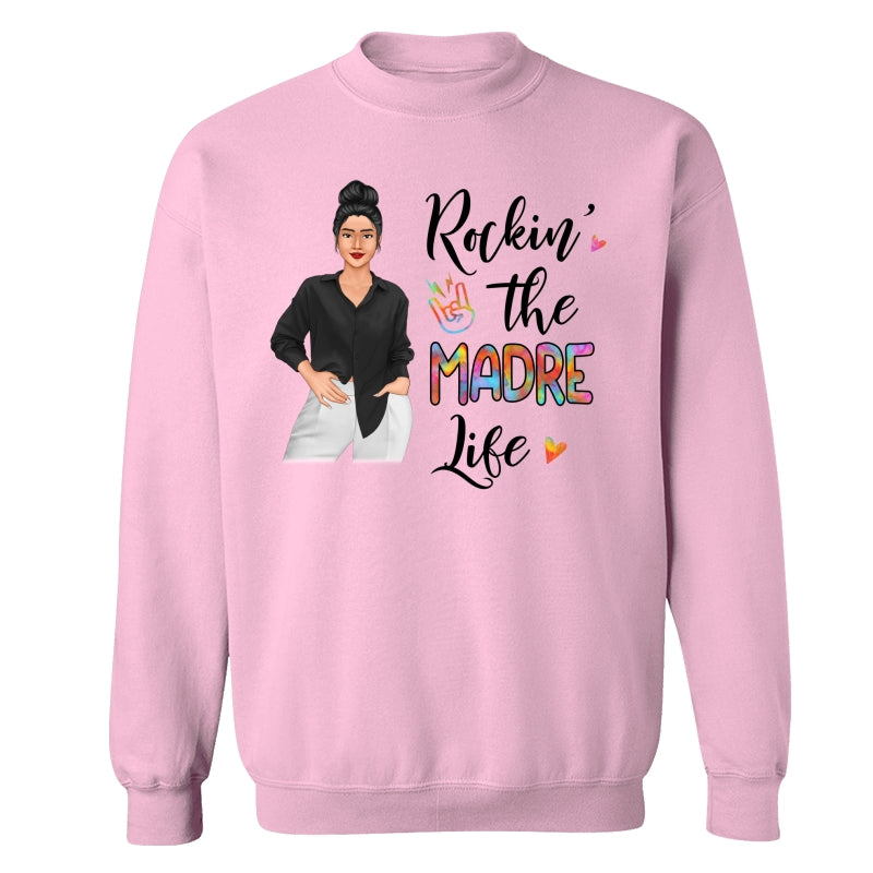 DEMO_Rockin' Grandma Life Posing Nana Personalized Shirt (Copy) (Copy)