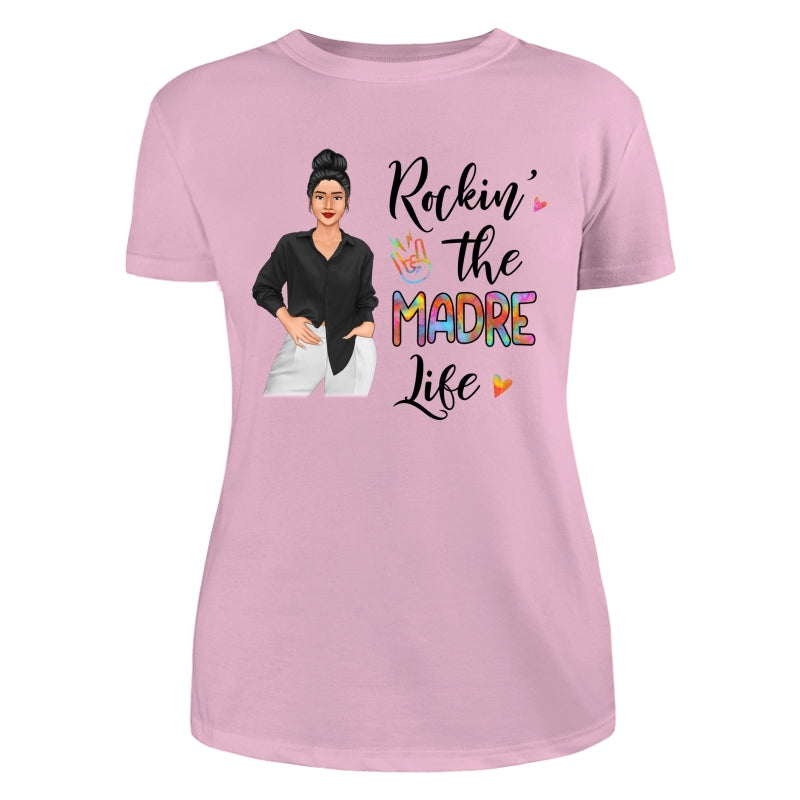 DEMO_Rockin' Grandma Life Posing Nana Personalized Shirt (Copy) (Copy)