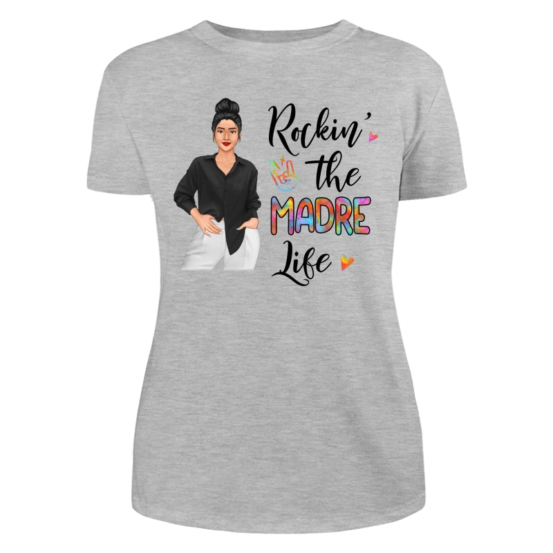 Rockin' Grandma Life Posing Nana Personalized Shirt