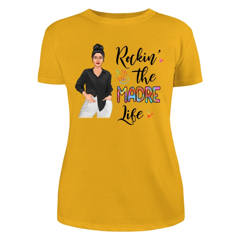 Rockin' Grandma Life Posing Nana Personalized Shirt
