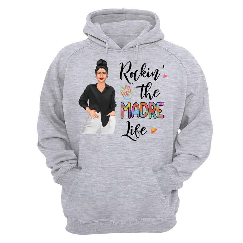 DEMO_Rockin' Grandma Life Posing Nana Personalized Shirt (Copy) (Copy)
