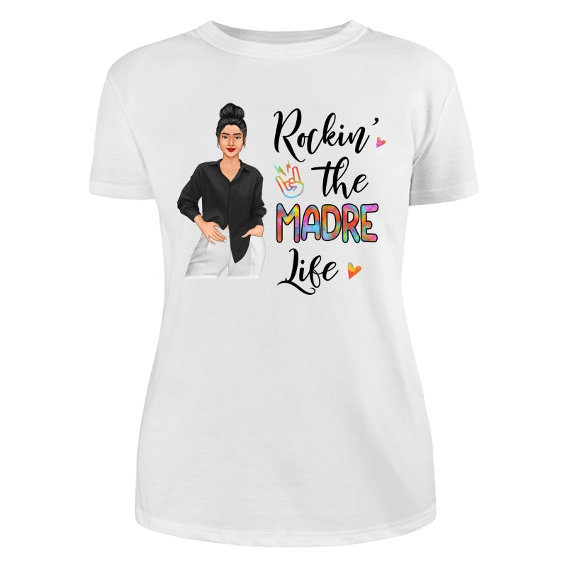 DEMO_Rockin' Grandma Life Posing Nana Personalized Shirt (Copy)