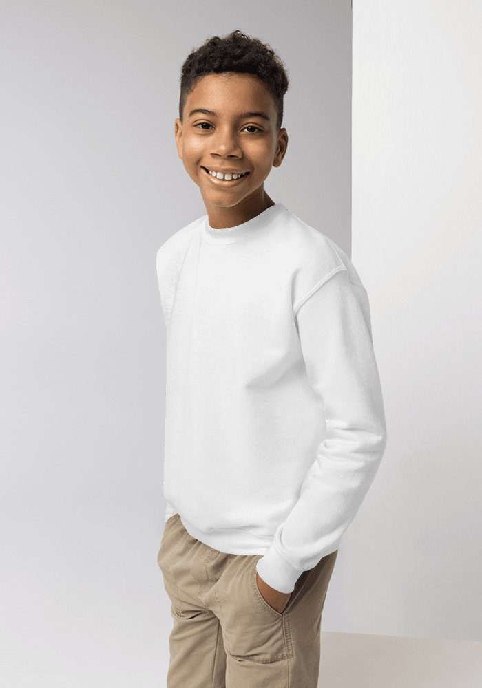 Youth Crew Neck Sweatshirt | Gildan 18000B Printful
