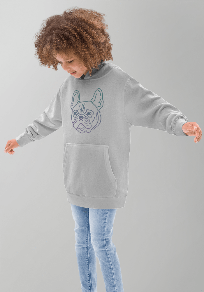 New_P_Kids Fleece Hoodie | Cotton Heritage Y2550 | DTG printing