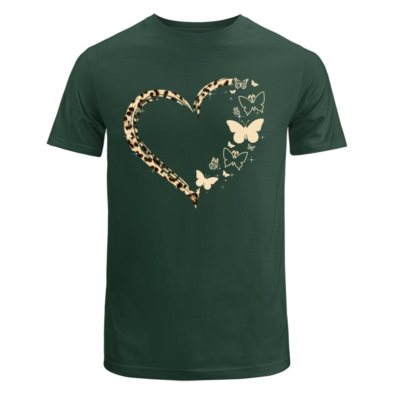Leopard Mom Grandma Heart Personalized Shirt