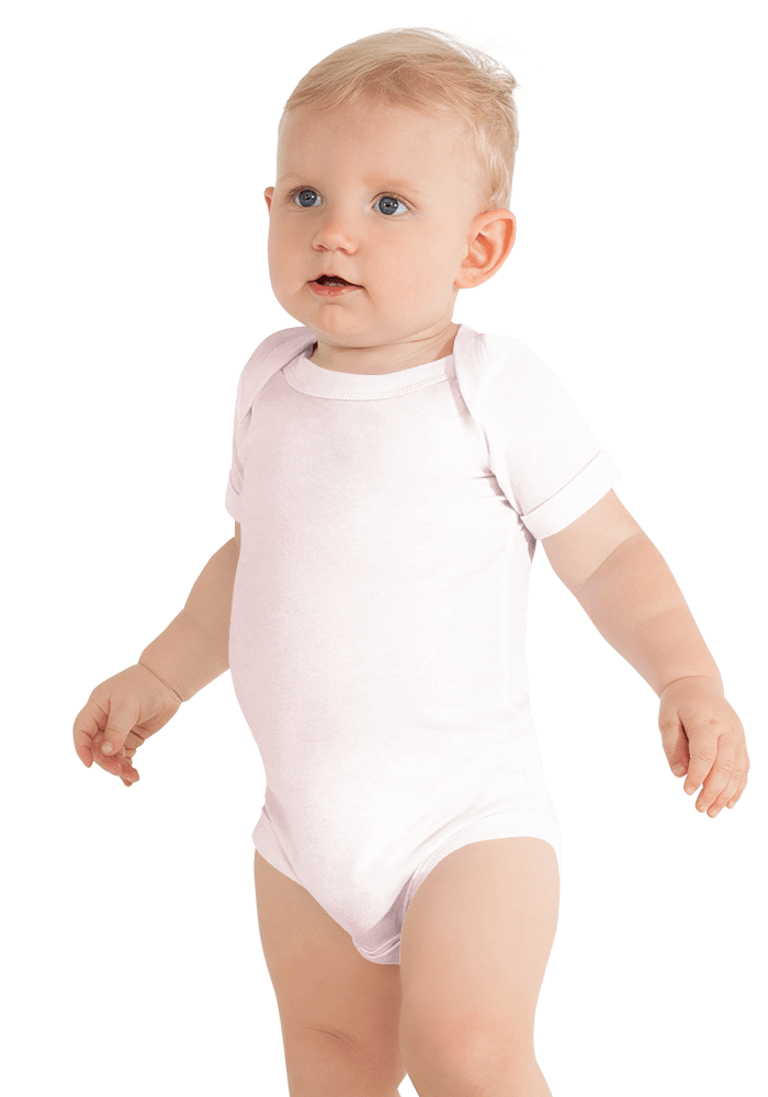 New_P_Baby Short Sleeve One Piece | Bella + Canvas 100B | DTG printing