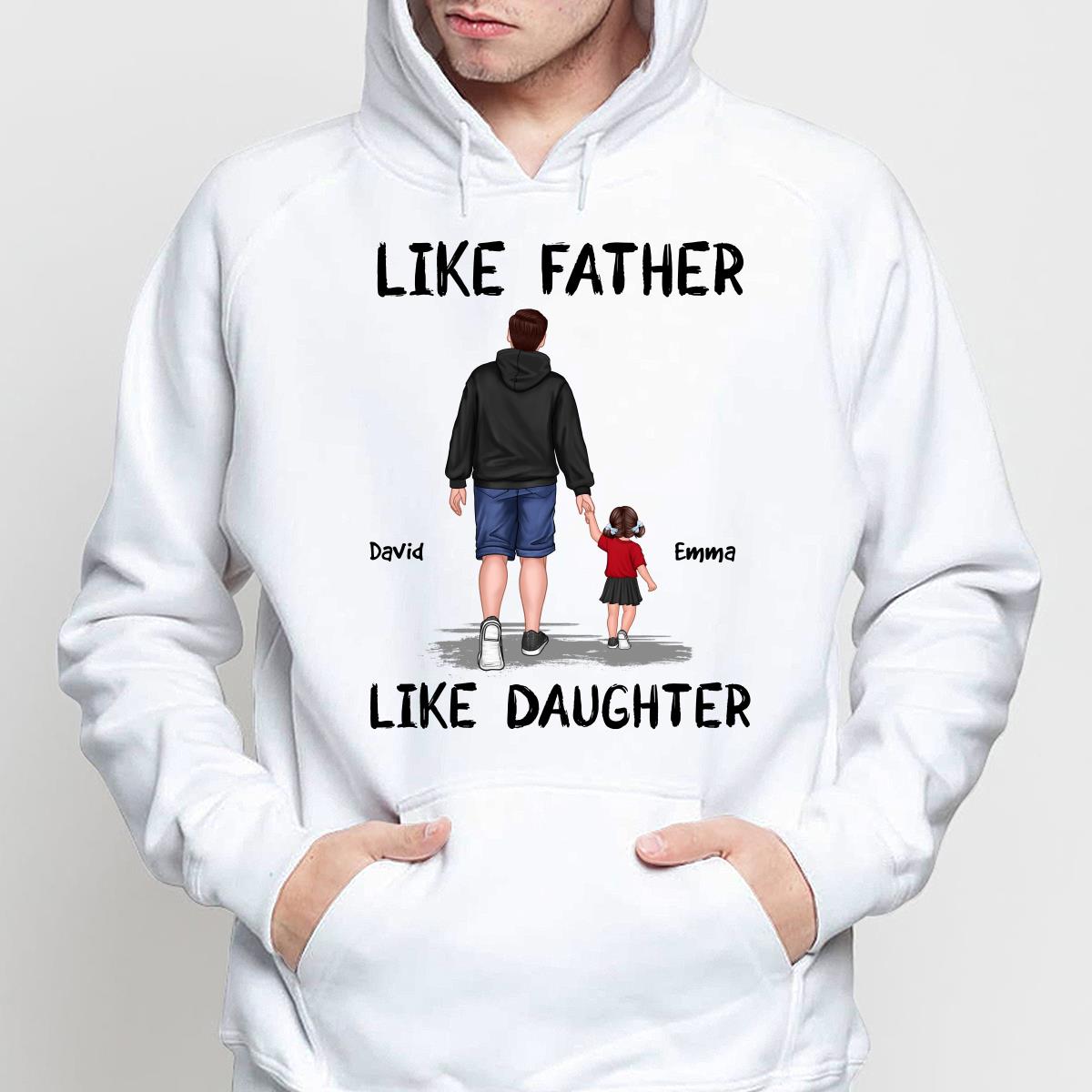 Like Father Like Son Like Daughter Walking Personalized Shirt