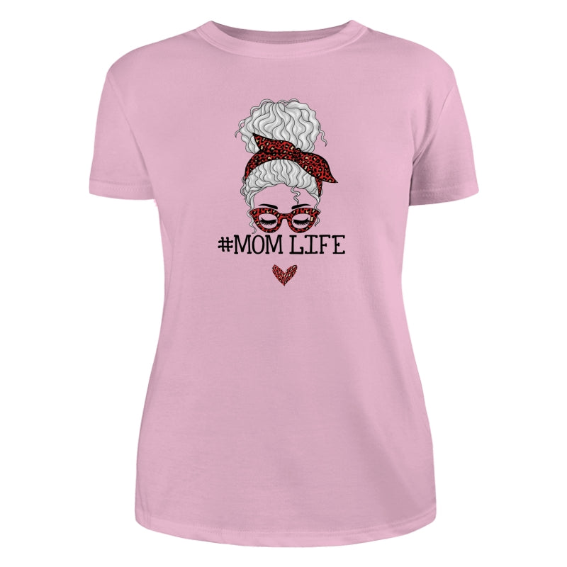 Mom Life Messy Bun Personalized Shirt