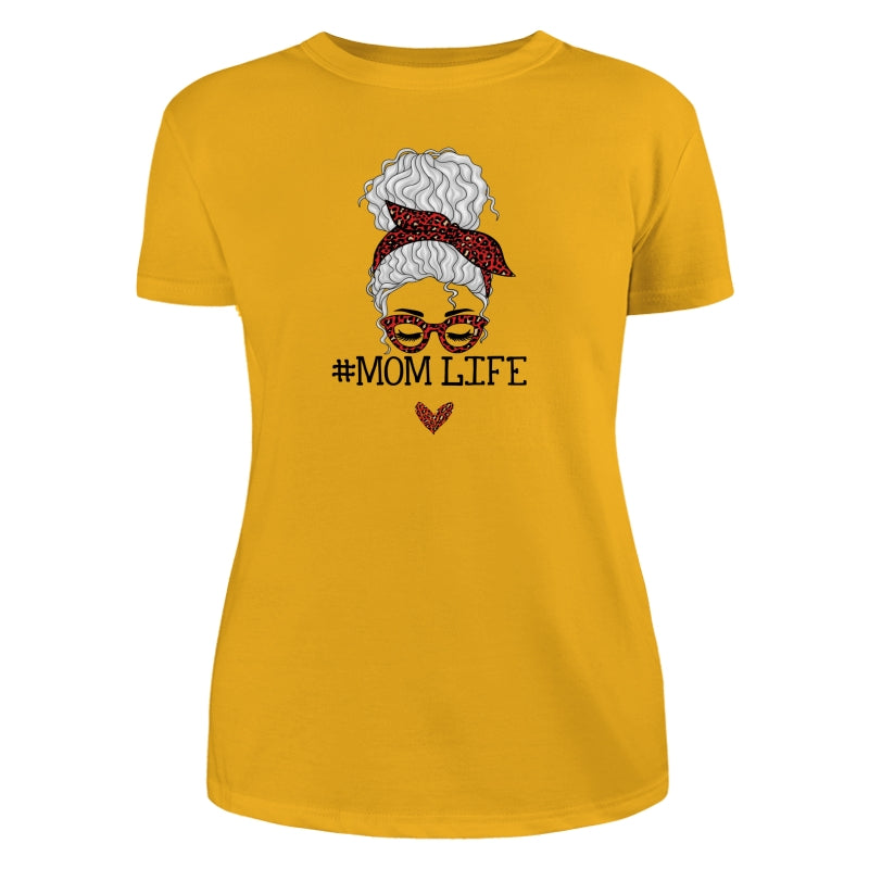 Mom Life Messy Bun Personalized Shirt