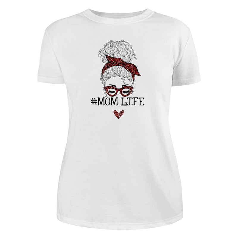 Mom Life Messy Bun Personalized Shirt