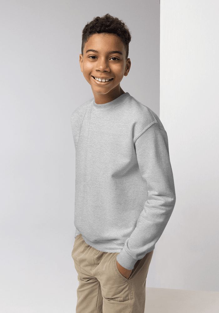 Youth Crew Neck Sweatshirt | Gildan 18000B Printful