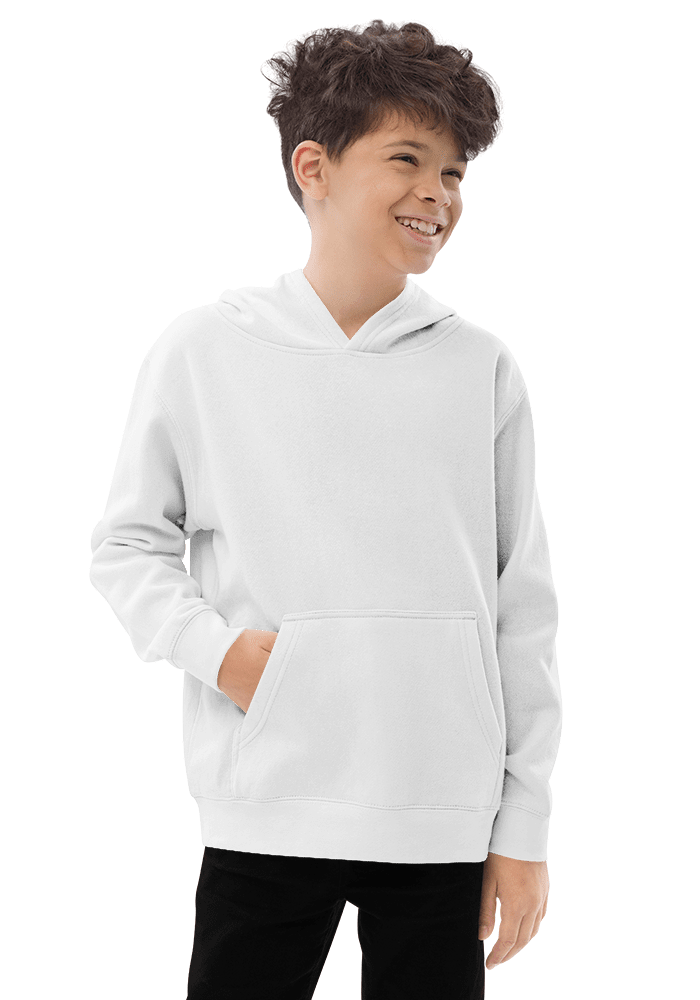New_P_Kids Fleece Hoodie | Cotton Heritage Y2550 | DTG printing