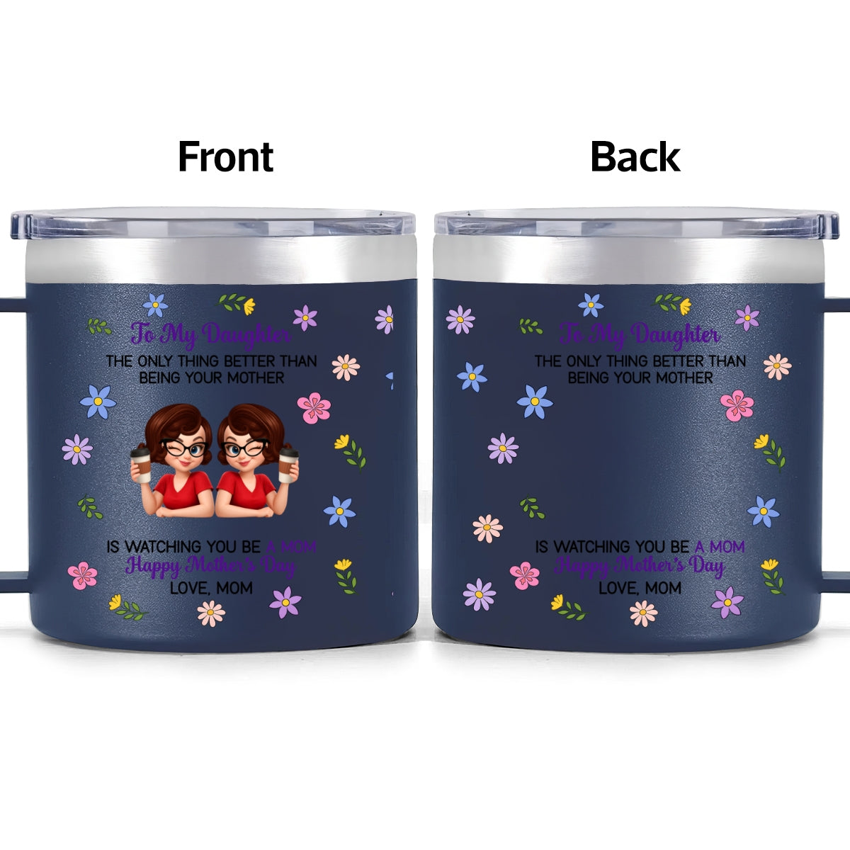 Stainless Steel Tumbler With Handle