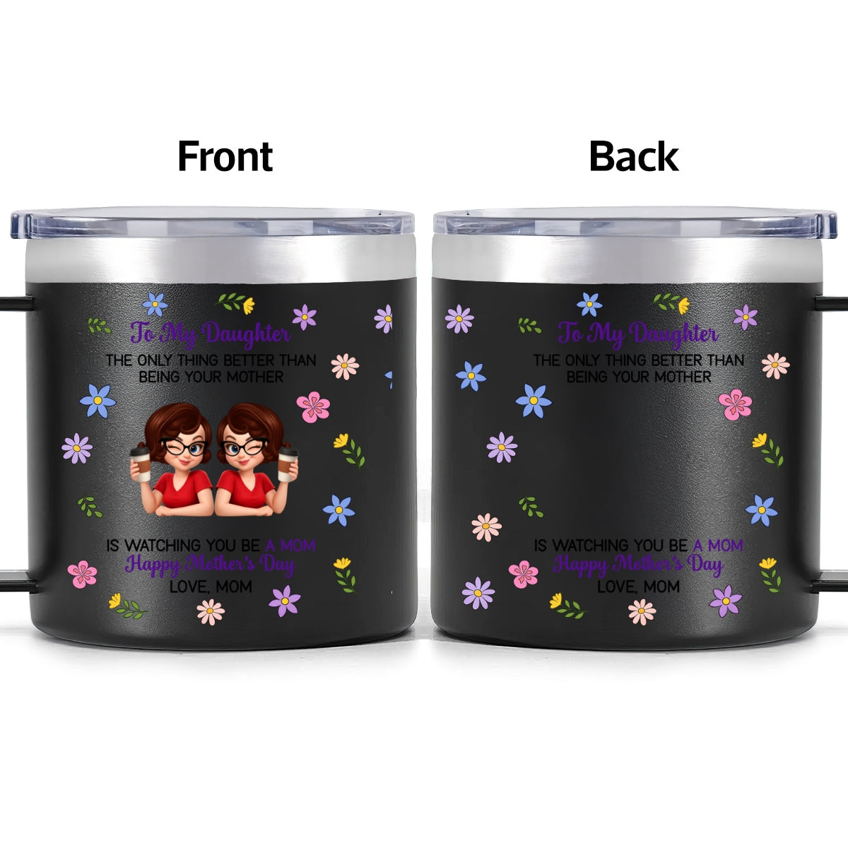 Stainless Steel Tumbler With Handle