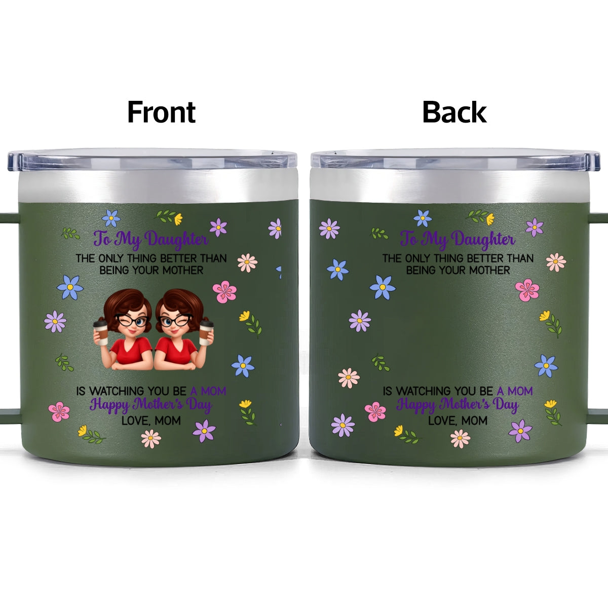 Stainless Steel Tumbler With Handle