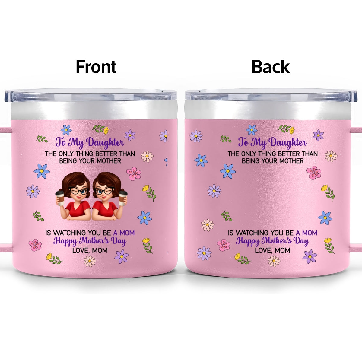 Stainless Steel Tumbler With Handle