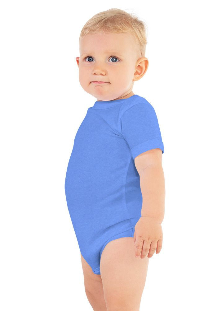 New_P_Baby Short Sleeve One Piece | Bella + Canvas 100B | DTG printing