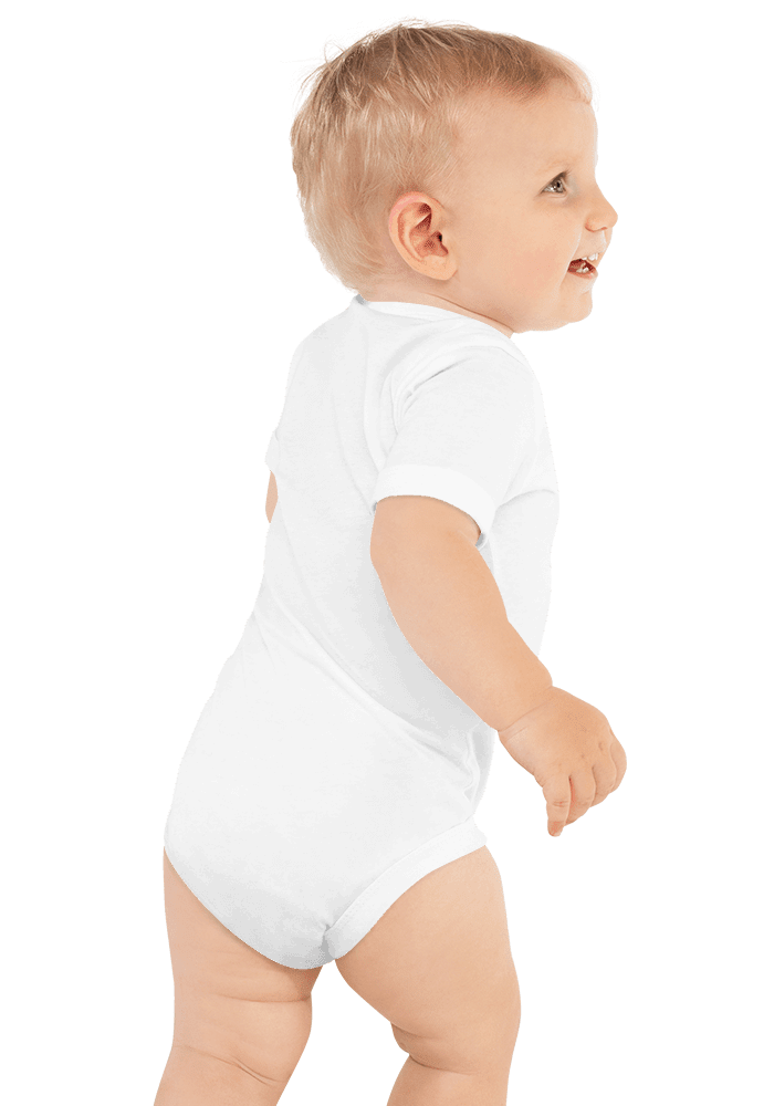 New_P_Baby Short Sleeve One Piece | Bella + Canvas 100B | DTG printing